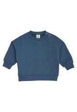 Green Cotton Babysweatshirt Mädchen dunkelblau 56 - 0