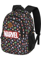 Marvel The Avengers Chibi-PLUS Running Rucksack 34x46x21 cm schwarz Onesize Kinder - 0
