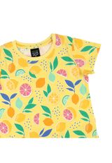 Villervalla T-Shirt Früchte gelb 122 - 2