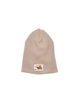 NINI Mütze Hund beige 56 (Neugeborene) - 0
