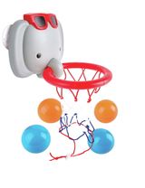 Hape 5 Teile Badespielzeug Schwimmendes Basketball-Set 26,5x24,2x8,2 cm 18+ Monate bunt - 0