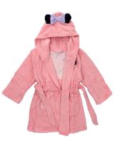 Disney Bademantel Minnie Mouse Kapuze rosa 110/116 (5-6 Jahre) - 1