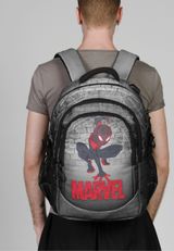 Marvel Spiderman Spin-PLUS Running Rucksack 34x46x21 cm schwarz grau Onesize Kinder - 3