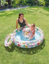 Intex 3 Teile Planschbecken 2-Ring Früchte Wasserkapazität 150 Liter 122x25 cm 2+ Jahre bunt - 1