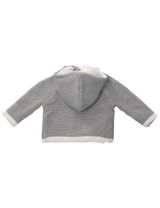 Rock A Bye Baby Boutique Strickjacke Strick Kapuze grau 56/62 (0-3 Monate) - 2