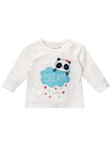 VENERE Shirt Panda creme 62/68 (3-6 Monate) - 0