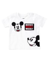 E Plus M 2 Teile Set Mickey Mouse weiß 80 (9-12 Monate) - 1