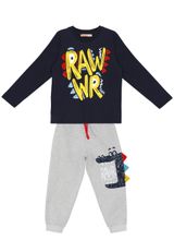 Zweiteiler Jungen dunkelblau 110 - 0