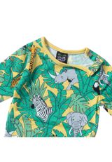 Villervalla Langarmbody Dschungel gelb 62 - 2