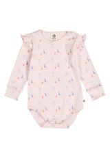 Green Cotton Langarmbody rosa 56 - 0