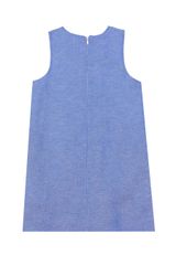 Kleid Mädchen dunkelblau 92 - 1