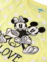 Disney Langarmshirt Mickey & Minnie gelb 116 (5-6 Jahre) - 2