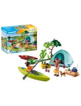 Playmobil 54 Teile PLAYMOBIL® Zelten Family Fun 19,5x4,7x27 cm 4+ Jahre bunt - 0