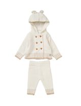 Rock A Bye Baby Boutique 2 pièces Ensemble Rayures Marron - 0