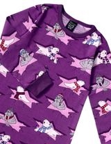 Villervalla Chemise de nuit Ours blanc Violet - 2