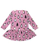 Villervalla Kleid Pinguin rosa Rosa 116 (5-6 Jahre) - 1