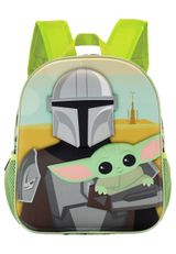 Star Wars The Mandalorian Eyes-Small 3D Rucksack 31x26x11 cm gruen gruen Onesize Kinder - 1