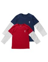 MaBu Kids 2 pièces T-shirt à manches longues Skate Bleu 18-24M (92 cm) - 0