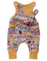 Land-Juwelen Strampler Waldtiere Handmade grau 86 (12-18 Monate) - 1