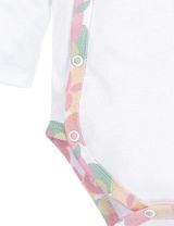 NINI Wickelbody Blume weiß - 3