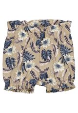 Müsli by Green Cotton Babyshorts Blumen beige 56/62 - 0
