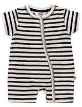 Ebbe Kids Strampler Streifen beige 68 (3-6 Monate) Offwhite stripe - 0