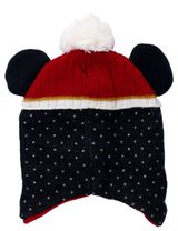 Disney Wintermütze Minnie Mouse Punkte rot 80/86 (12-18 Monate) - 1