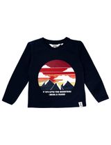 Ebbe Kids Langarmshirt dunkelblau Wild navy 110 (4-5 Jahre) - 0