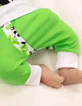 Baby Sweets 2 Teile Set Happy Panda grün 6 Monate (68) - 6