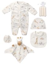 Rock A Bye Baby Boutique 8 Teile Set Giraffe creme 62/68 (3-6 Monate) - 0