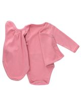 BAMAR Wickelbody Schleife pink 56 (Neugeborene) - 1