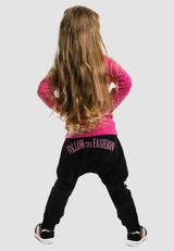 Denokids Zebra Fashion Baggy Pants Set Mädchen pink 104 - 8
