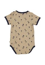 Müsli by Green Cotton Kurzarmbody Alloverprint beige 80 - 1