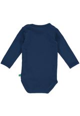 Fred s World by Green Cotton Langarmbody Unifarben blau 86 - 2