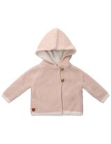 Rock A Bye Baby Boutique Strickjacke Strick Kapuze rosa - 0