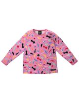Villervalla Langarmshirt Süßigkeiten rosa 122 (6-7 Jahre) - 0