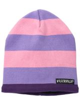 Villervalla Beanie Mütze Streifen rosa 50/52 - 0