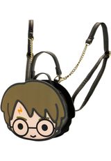 Warner Bros. Harry Potter Chibi-Face Rucksack schwarz 21x18x7 cm braun Onesize Kinder - 0