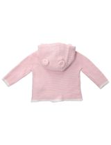 Rock A Bye Baby Boutique Strickjacke Strick Kapuze rosa 56/62 (0-3 Monate) - 2