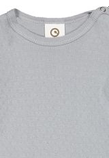 Müsli by Green Cotton Kurzarmbody Unifarben blau 68 - 2