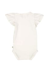 Müsli by Green Cotton Kurzarmbody Unifarben weiß 56 - 1