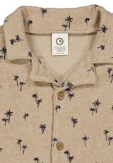 Müsli by Green Cotton Hemd Alloverprint beige 104 - 2