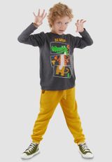 Zweiteiler Jungen dunkelgrau 104 - 6