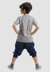 Denokids CFF-19Y1-197 Dino Lui Baggy Set Jungen grau 110 - 8