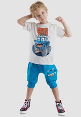 Zweiteiler Jungen blau 104 - 7