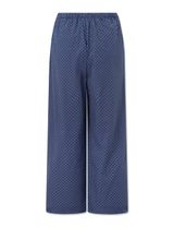STUDIO FEDER Hose navy/weiß Large - 1