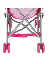 Idena Puppenwagen Punkte CE-zertifiziert 52x26x55 cm 3+ Jahre pink - 2