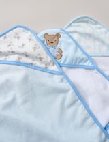 Snuggle Tots 6 pièces Ensemble Ours 71x71 cm Blanc - 2