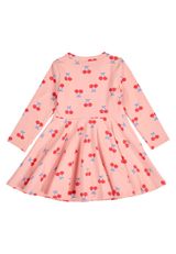 Green Cotton Langarmkleid multicolor 86 - 1