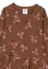 Müsli by Green Cotton Kleid Blumen braun 98 - 2